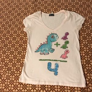 🍁🍁LAST DAY 10/30🍁🍁 Distressed Dino Tee